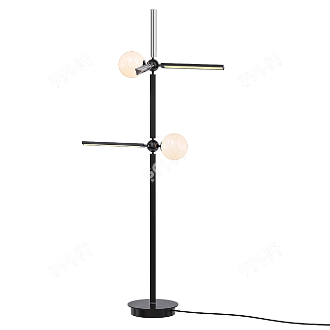 Whimsical Wood Pinocchio Flooring 3D model image 1