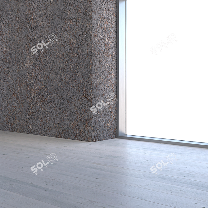 Seamless High-Resolution Asphalt 3D model image 3