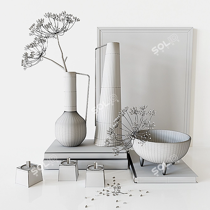 Deluxe Decor Set 3D model image 5