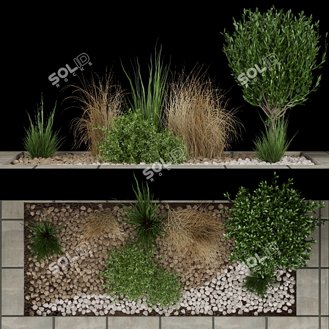 Volume 98 Plant Collection: High-Quality Textures & Materials 3D model image 1