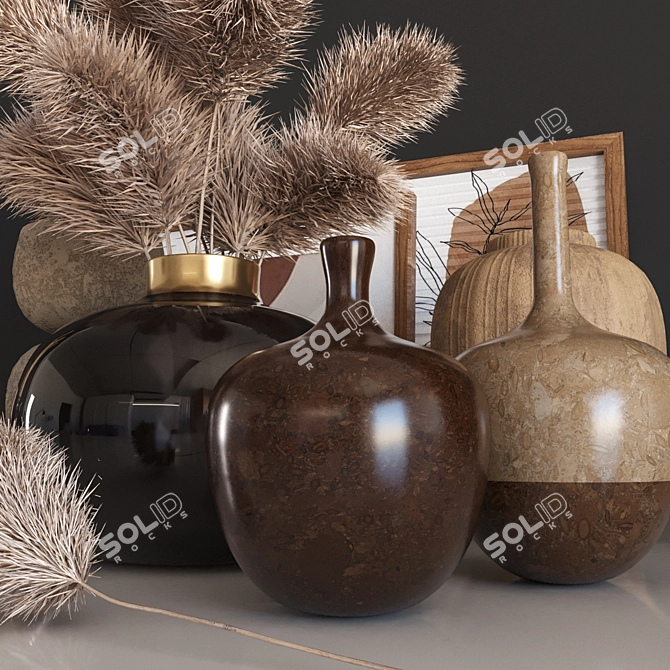 Elegant Decor Set: 2015 Design 3D model image 3