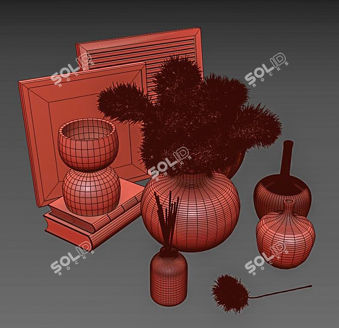 Elegant Decor Set: 2015 Design 3D model image 5