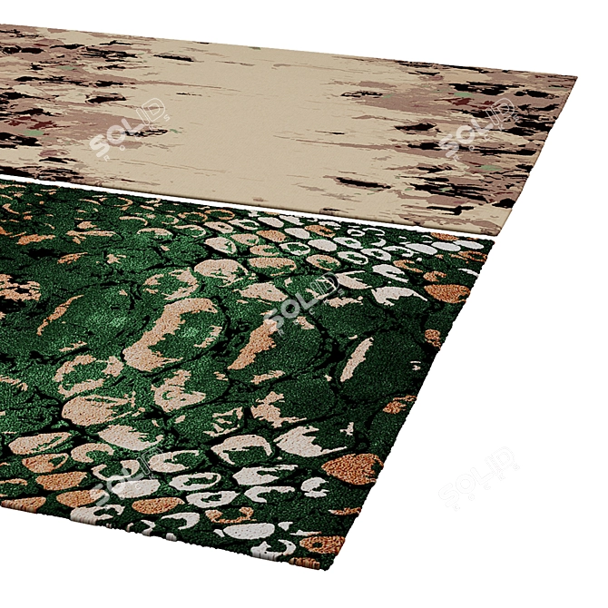 Poly Vets: 3,888 4,004 Rug 3D model image 2