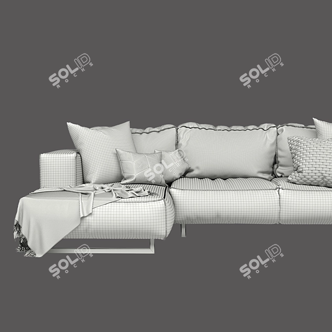 Grandmare Flexform Sofa+ Table 3D model image 5