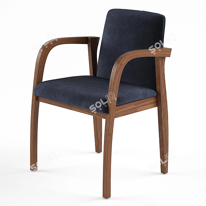 Ultimate Comfort: Ulisse Armchair 3D model image 2