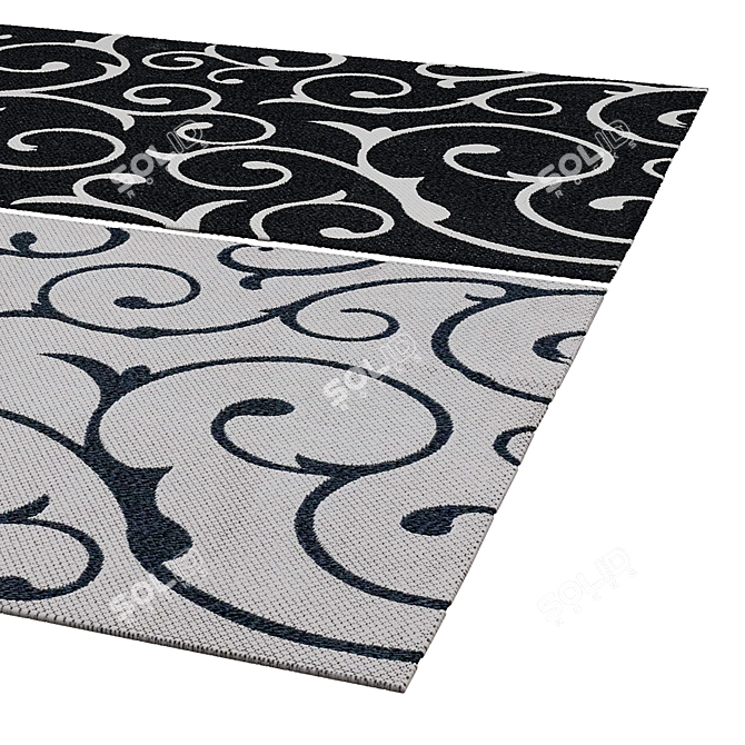 Luxury Polys Rug 318 3D model image 2