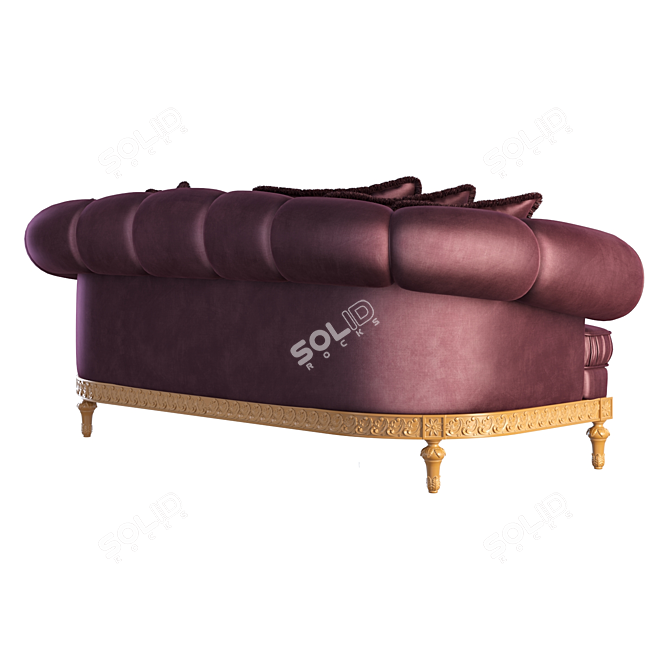 Roberto Giovannini Neoclassical Italian Sofa 3D model image 3