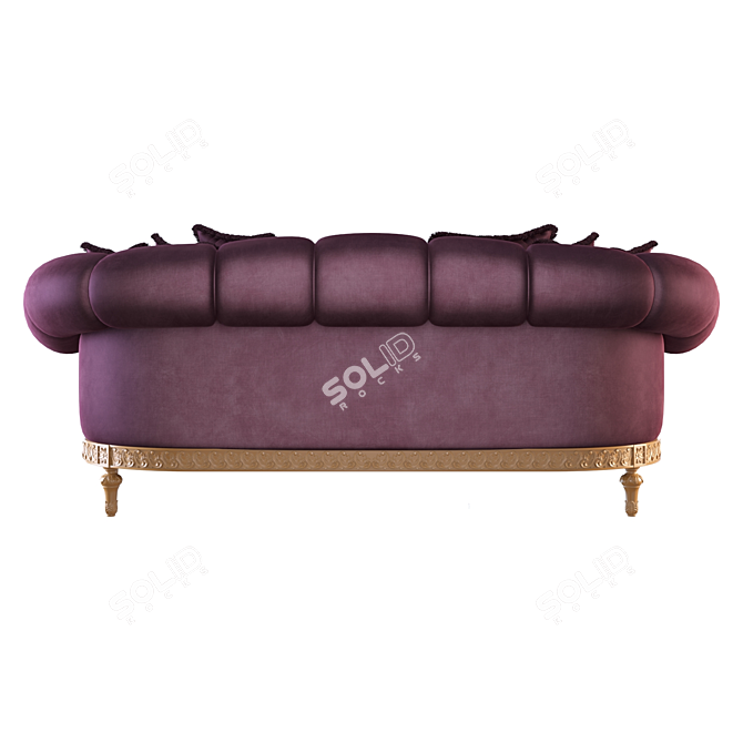 Roberto Giovannini Neoclassical Italian Sofa 3D model image 4