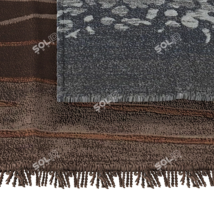 Elegant Rugs: 280 336 Polys 3D model image 2