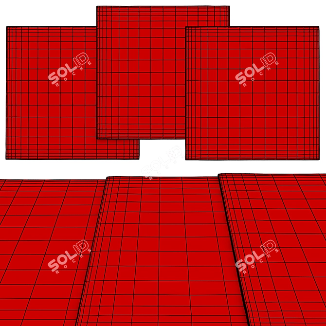 Square Rugs | Unique Loom: Various Sizes 3D model image 2