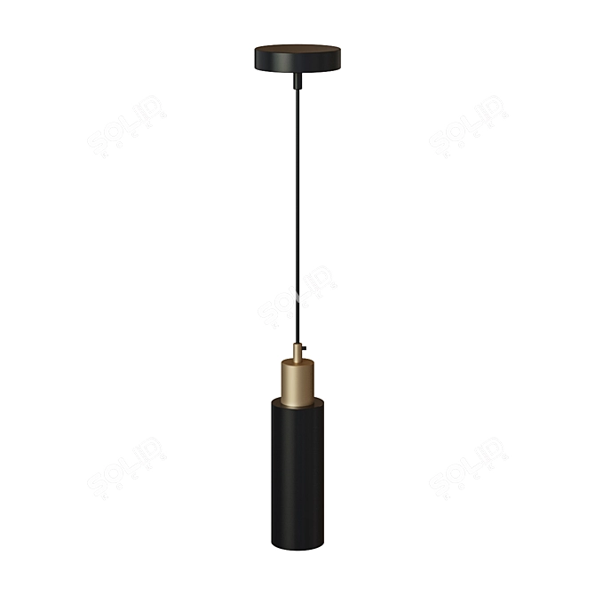 Elegant Betsy Pendant Lamp 3D model image 1