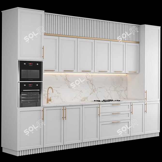 Vintage Millimeter Magic: 20 Kitchen Wonderland 3D model image 2