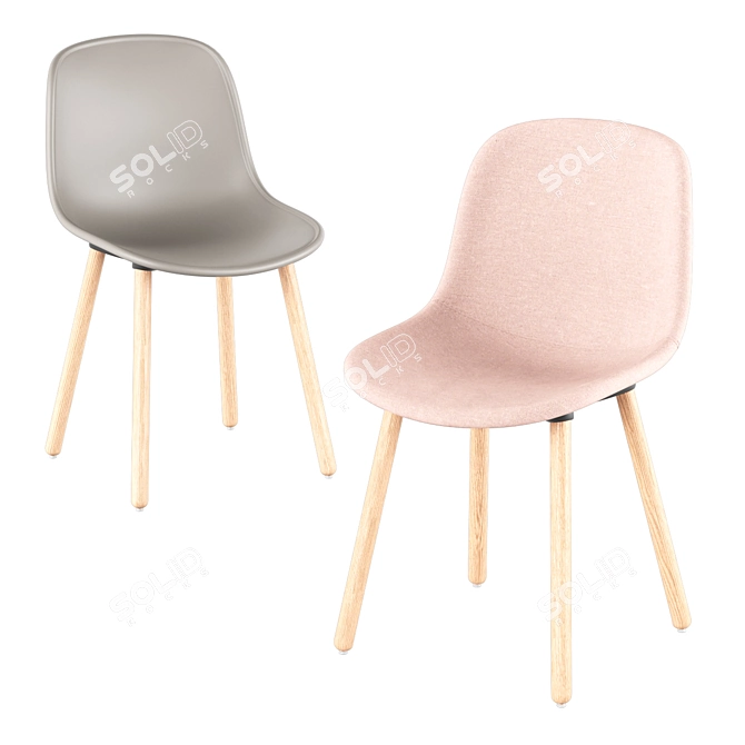 Neu 12 & Upholstery: HAY's Stylish and Comfortable Seating Solution 3D model image 6