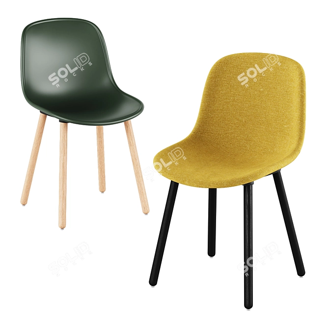 Neu 12 & Upholstery: HAY's Stylish and Comfortable Seating Solution 3D model image 13