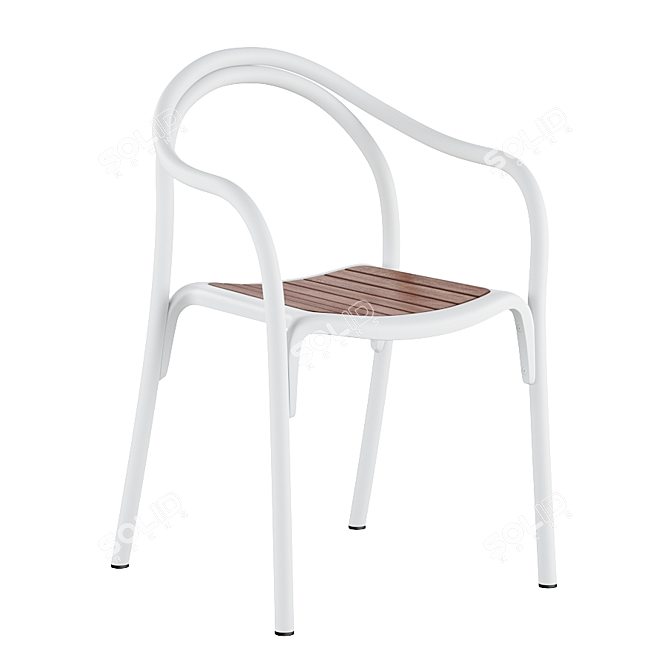 Soul Outdoor Chair: Stylish & Durable 3D model image 3