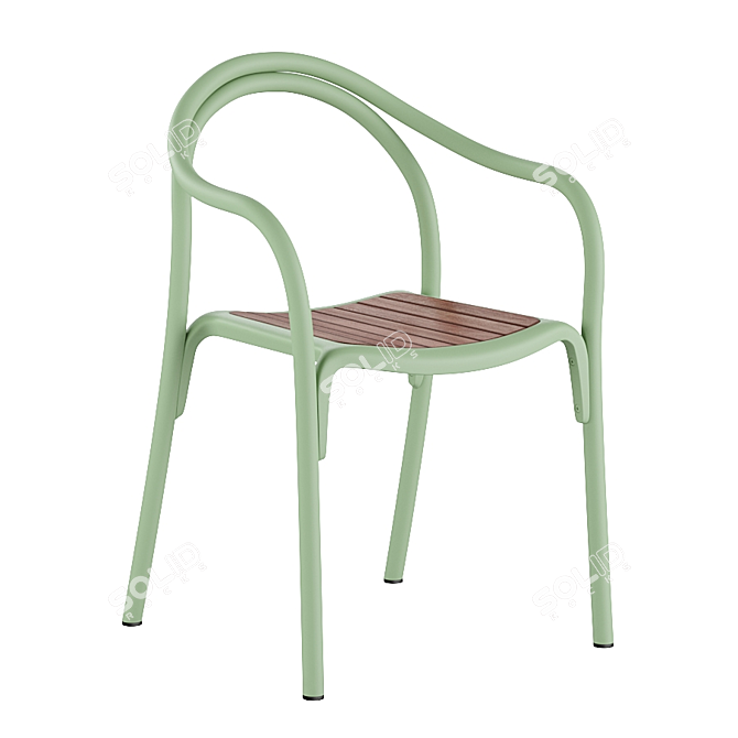 Soul Outdoor Chair: Stylish & Durable 3D model image 4