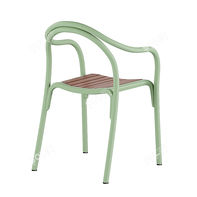 Soul Outdoor Chair: Stylish & Durable 3D model image 6