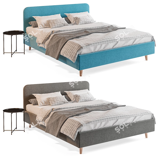 Lightsey Divan Bed Furniture 3D model image 3