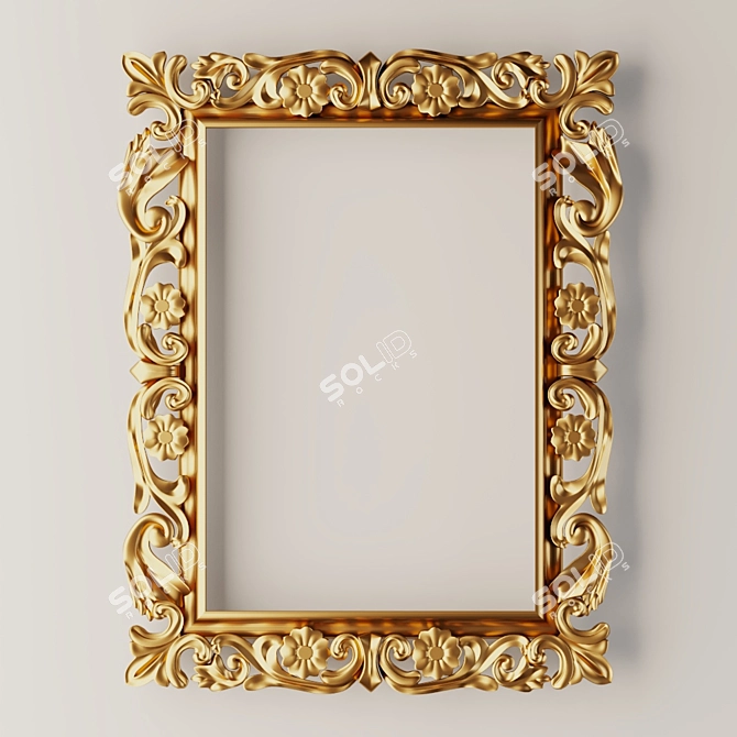 Deluxe Decorative Frame Set 3D model image 4