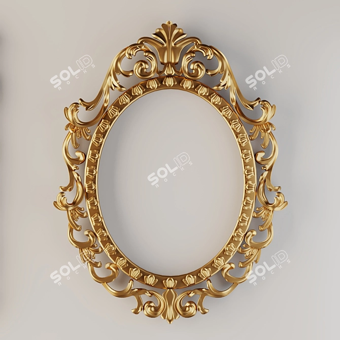 Deluxe Decorative Frame Set 3D model image 5