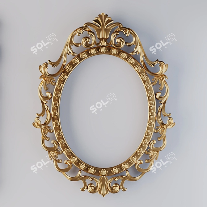 Deluxe Decorative Frame Set 3D model image 9