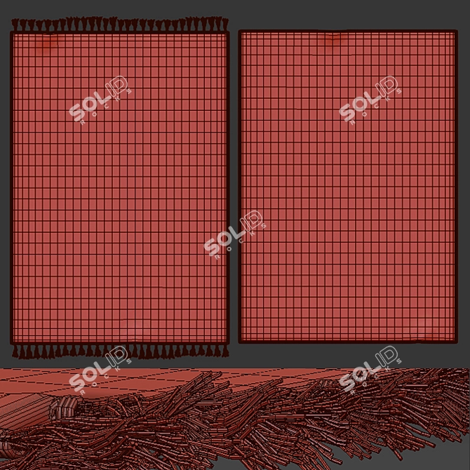  Stylish Russian Carpets  3D model image 3