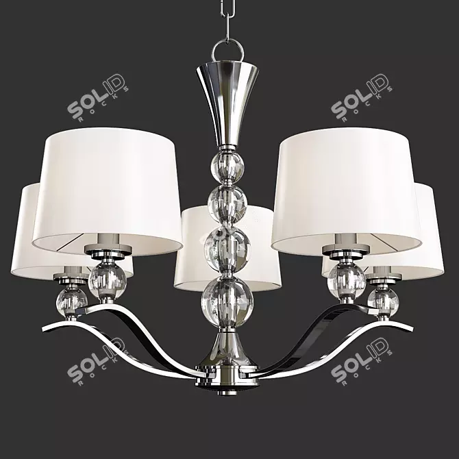 Elegant Rondo Chandelier for Luxurious Interiors 3D model image 1