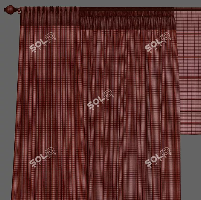 Versatile Window Décor 3D model image 4