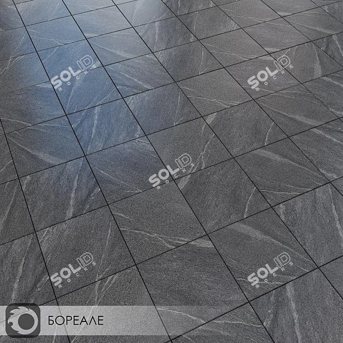 Boreale Ceramic Floor Tiles 30x30 3D model image 3