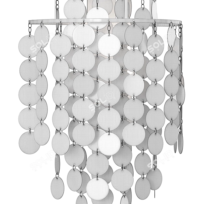 Modern Pearl Wall Lamp - Fun 1WM 3D model image 2