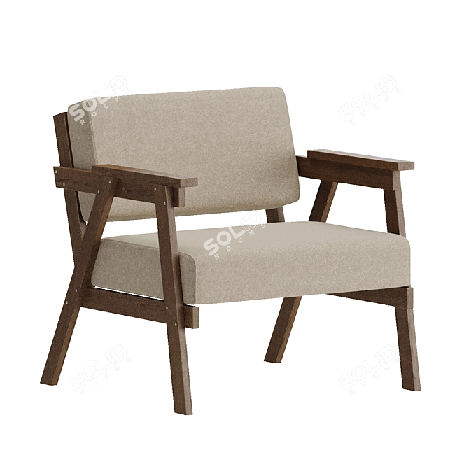 Urban Chic NYC Water Tower Armchair 3D model image 1