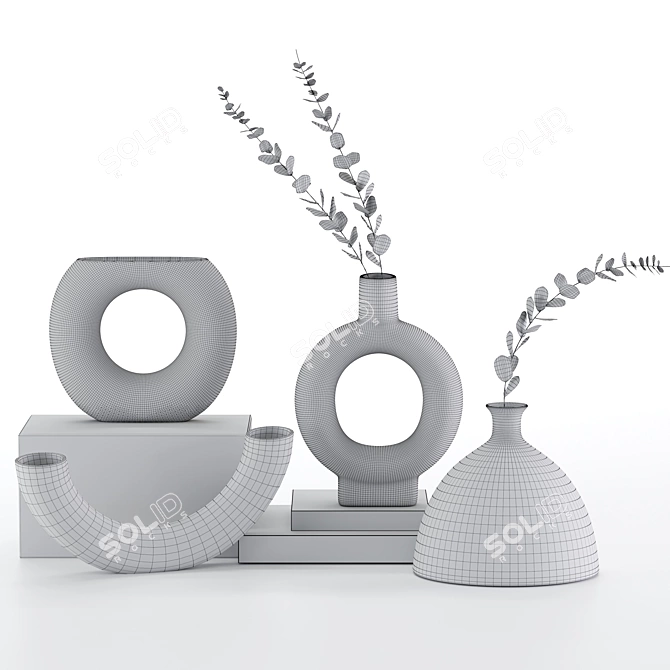 Minimalist Decor Set: 3D Models 3D model image 5