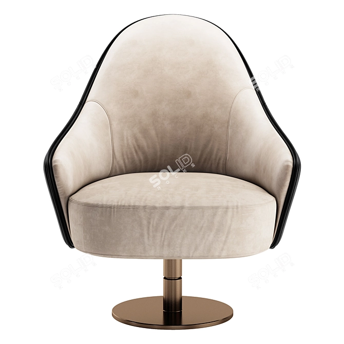 Reflex Ludwig: Sleek and Stylish Chair 3D model image 2