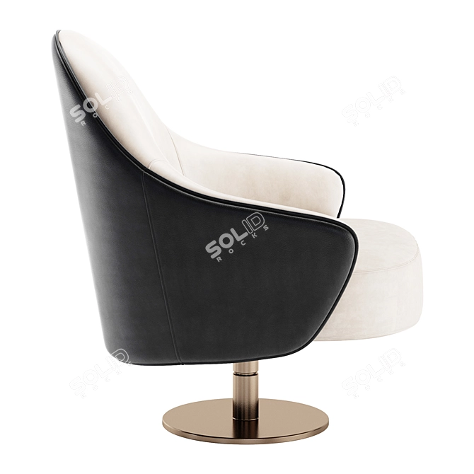 Reflex Ludwig: Sleek and Stylish Chair 3D model image 3