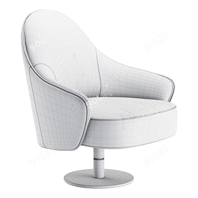 Reflex Ludwig: Sleek and Stylish Chair 3D model image 5