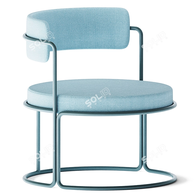 Elevate Your Space: Armchair Paradiso 3D model image 1