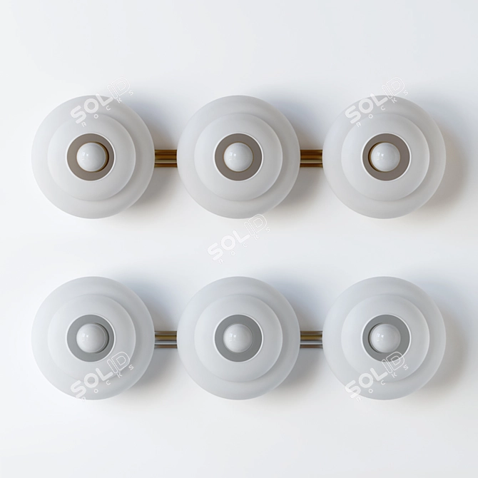 Modern Emile Bath Sconce 3D model image 3