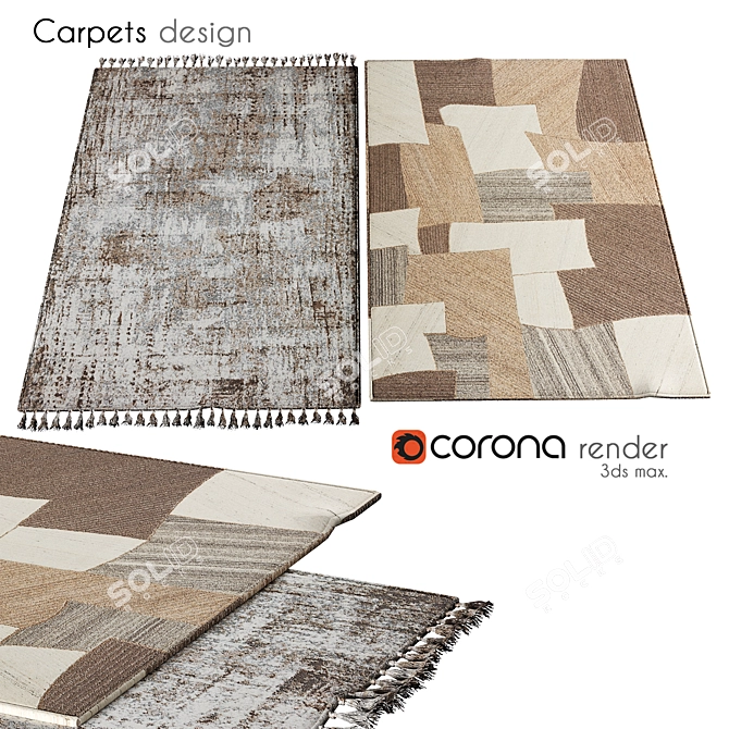 Luxury Carpets: Premium Quality 3D model image 1