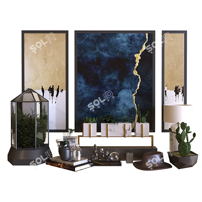 Versatile Decoration Set 2015 3D model image 11