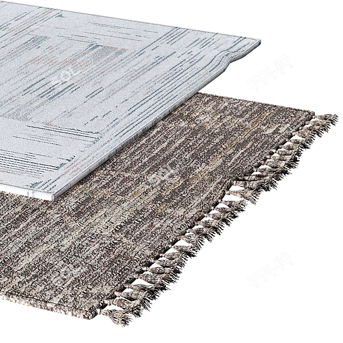 Elegant Polysur Carpet 3D model image 2