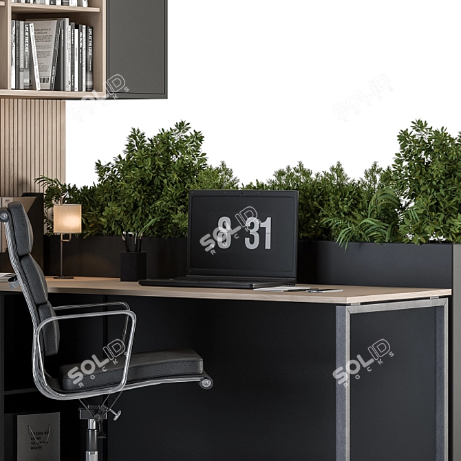 Efficient Office Furniture Set 23 3D model image 3