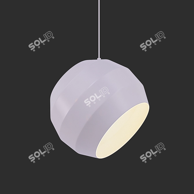 Sleek Minimalist Pitch Pendant 3D model image 2