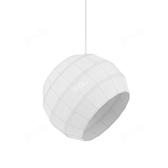 Sleek Minimalist Pitch Pendant 3D model image 3