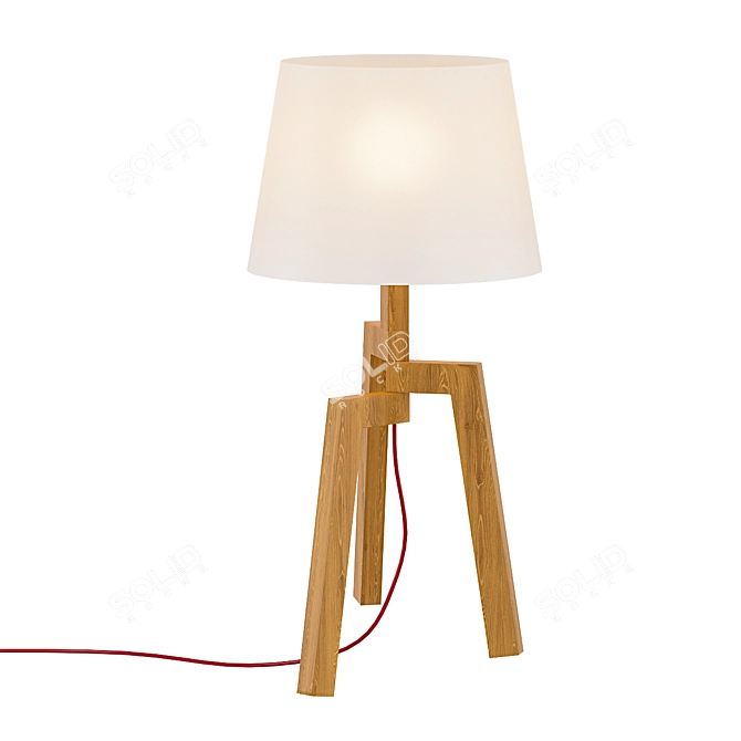 Sleek Stilt Table Lamp 3D model image 1