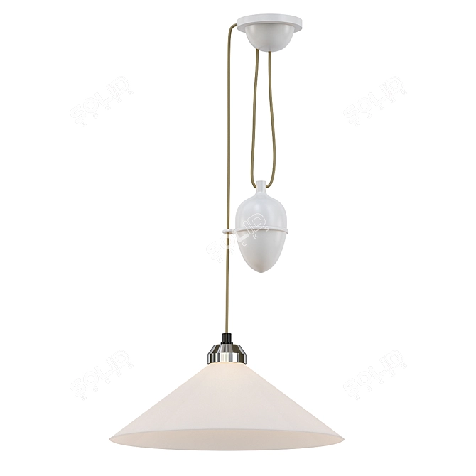 Cobb Pendant: Adjustable Elegance 3D model image 1