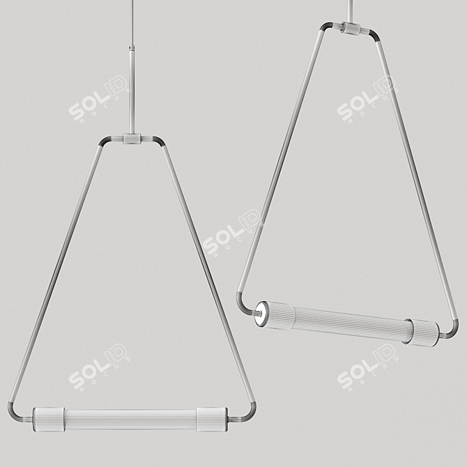 Perchoir Pendant Lamp by Lambert et Fils 3D model image 2