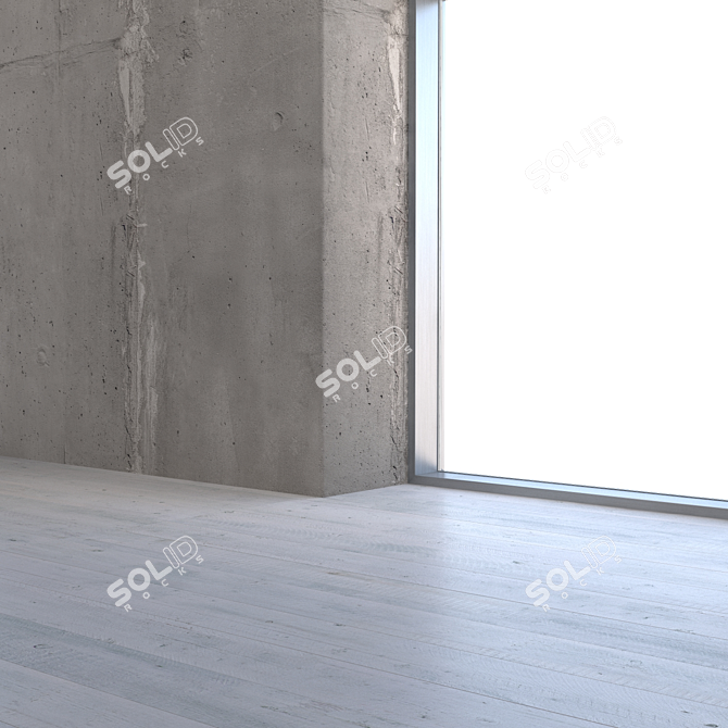 Seamless Plaster Texture 3D model image 3