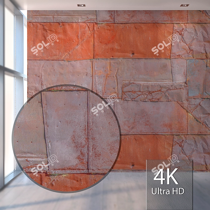 Title: Rusty Metal Texture 1079 3D model image 1