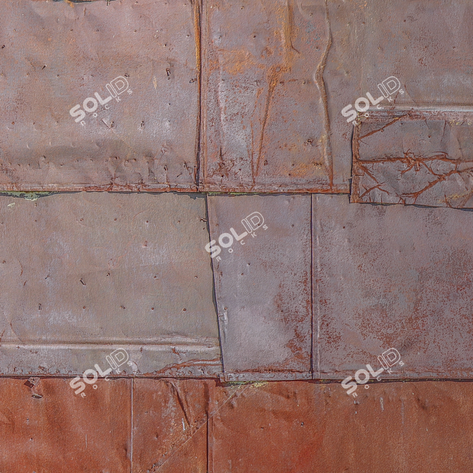 Title: Rusty Metal Texture 1079 3D model image 3