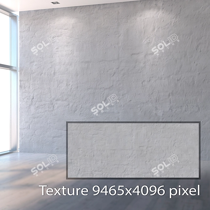 Seamless Plaster Texture Pack 3D model image 2